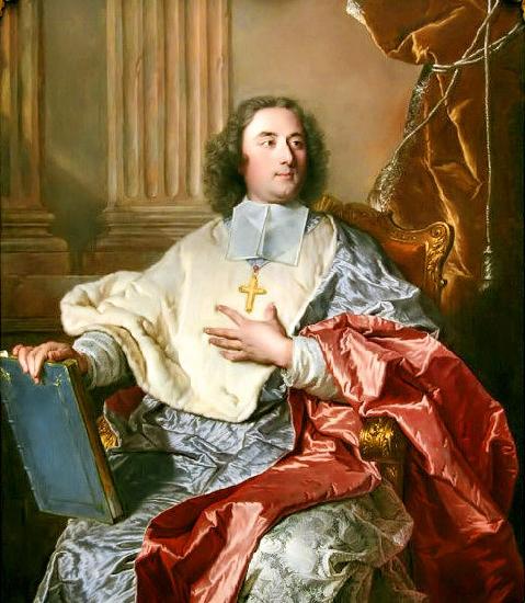 Hyacinthe Rigaud Portrait of Charles de Saint-Albin, Archbishop of Cambrai Sweden oil painting art